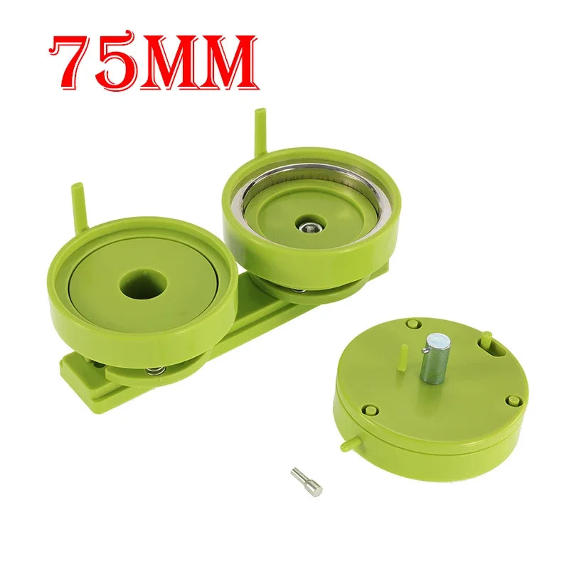 25/32/37/44/58/75mm Badge Maker Molds DIY Button Badge Maker Press Machine Interchangeable Die Mould Round Badge Punching Die