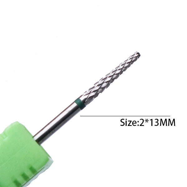 1pc Carbide Tungsten Nail Drill Bit Rotate Burr Milling Nail Cutter Bits Electric Drill Machine For Manicure Pedicure Tools -