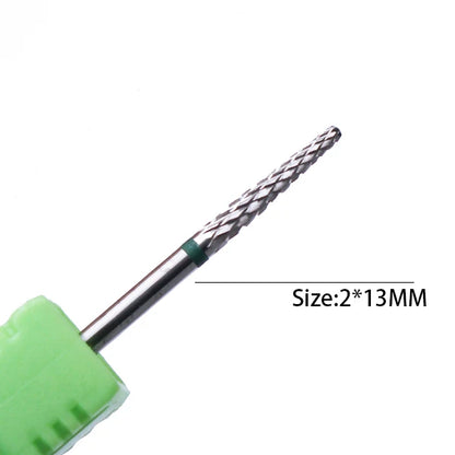1pc Carbide Tungsten Nail Drill Bit Rotate Burr Milling Nail Cutter Bits Electric Drill Machine For Manicure Pedicure Tools -