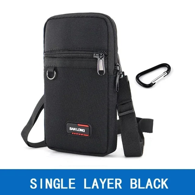 Waterproof Waist Bag Purse with Belt Single/double Layer Outdoor Fanny Pack Men Women Phone Pouch Camping Hunting Tactical Ba