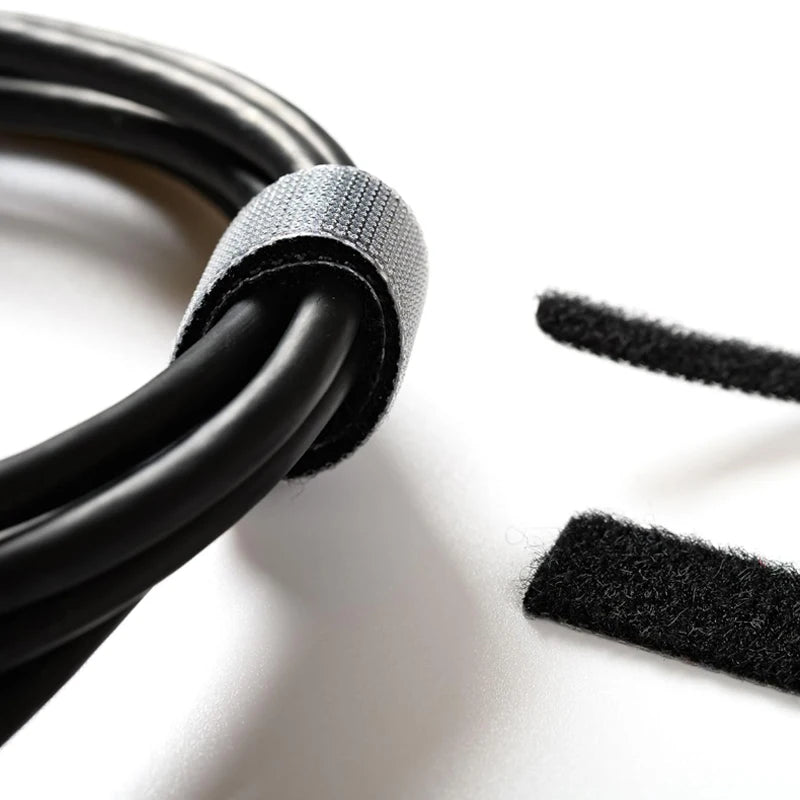 10-100pcs Reusable Hook and Loop Tie-downs Adjustable Nylon Cable Ties Nylon Fasteners Cord Straps Organizer for Securing Wir