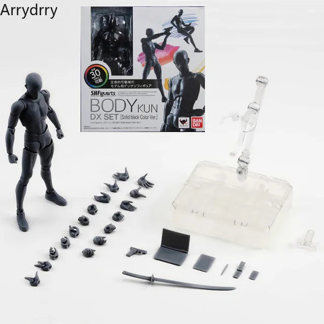 Sketch Draw Figurines Male Female Movable Body Kun Body Chan Joint Pain Anime Figure Shf Action Figure Toy Model Draw Mannequ