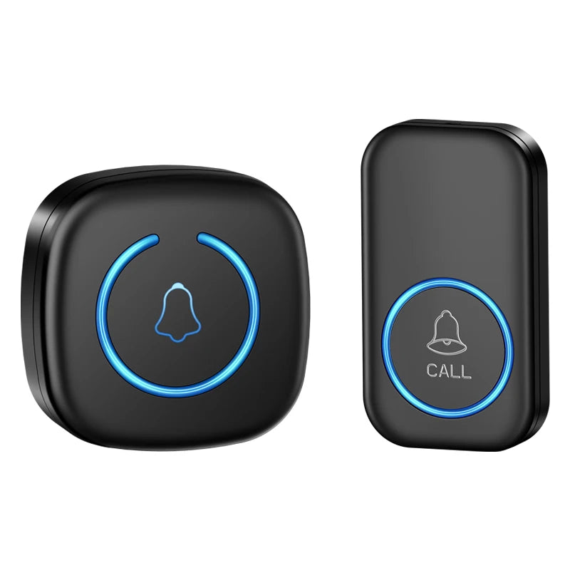 Wireless Doorbell Intelligent Welcome Door Bell 300M/984 FT Remote 60 Songs Melodies Home Smart Doorbell US EU UK Plug Option