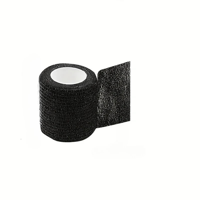 5/10/15/20/48 Black Wraps Adhesive Tapes Tattoo Cover Waterproof Self Nonwoven Grip Bandage Finger Protection Tattoo Accessor