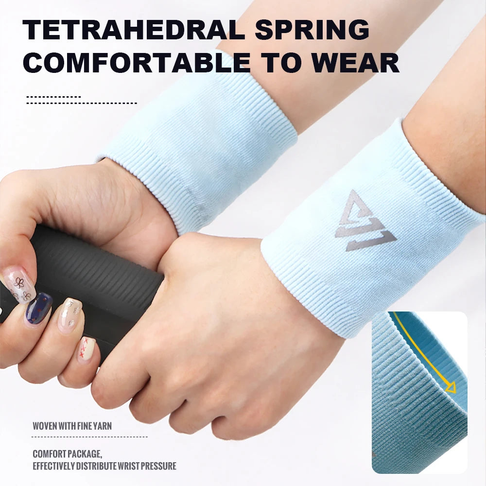 1/2PCS Sports Wrist Guard Breathable Sweat Absorbing Wrist Band Men Women Lightweight Basketball Volleyball Fitness Wristband