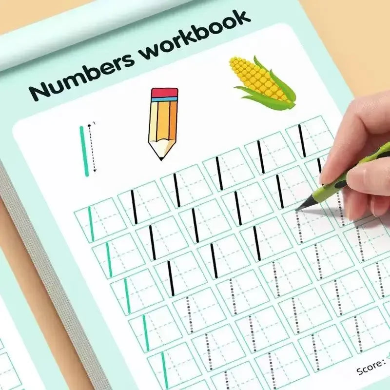 A Workbook for Tracing Numbers from 0-100: Handwriting Textbook Learning Math Book Writing For Kids