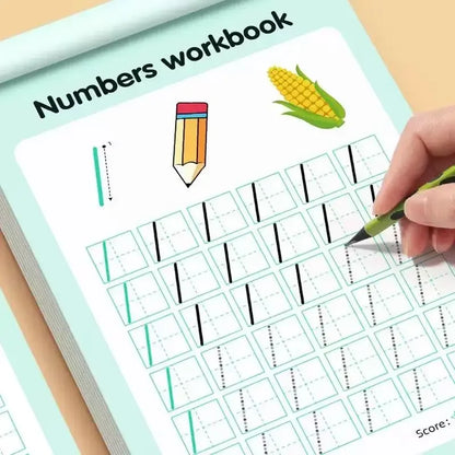 A Workbook for Tracing Numbers from 0-100: Handwriting Textbook Learning Math Book Writing For Kids