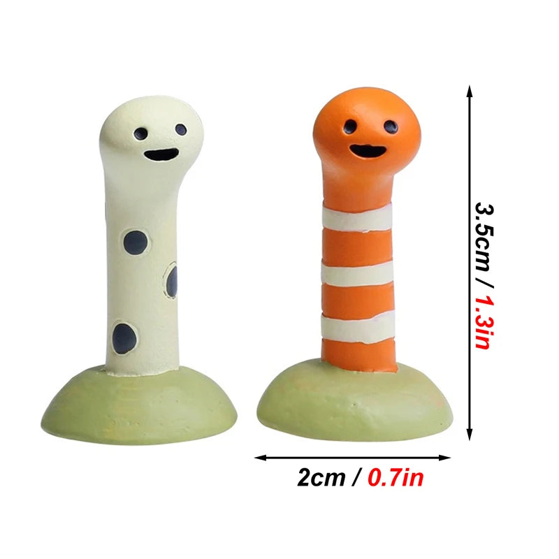 2 Pcs/set Aquarium Decor Accessories Cute Animal Bookshelf Decoration Home Decoration Landscaping Ornament Fish Tank Decorati