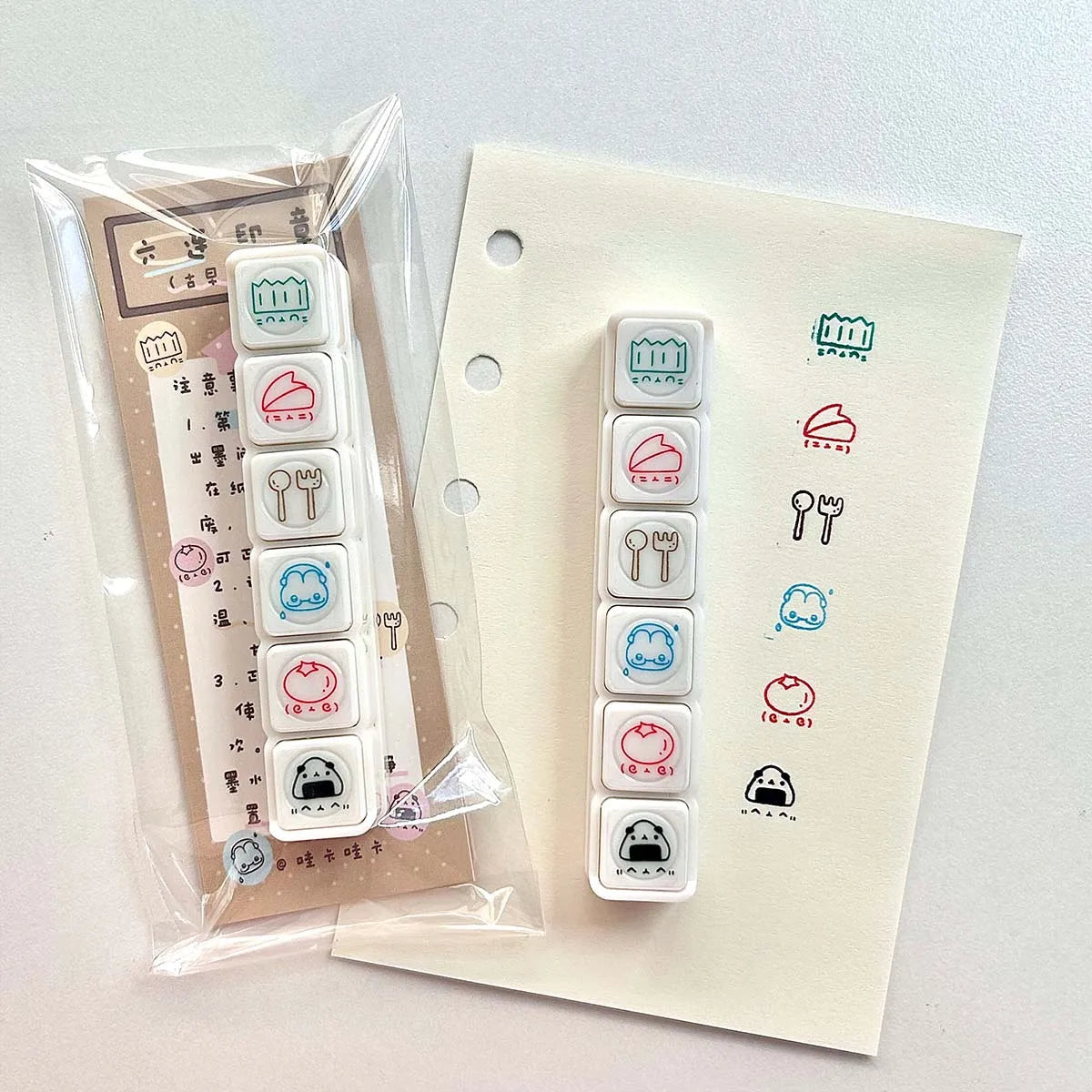WAKAWAKA Decorative Stamps for Scrapbooking Kawaii Stamps Stationery For Journal Planner Arts Diy Crafts Album - A1-1PCS