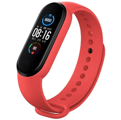 Watch Strap For Xiaomi Mi Band 7 6 5 4 3 Wristband Silicone Bracelet Wrist Straps MiBand 3/4 band5 band6 Smartwatch Accessori