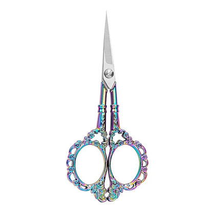 Retro Zakka Stainless Steel Antique Vintage Scissors Sewing Grooming Fishing Thread Cutter Paper Embroidery Cross-stitch Shea