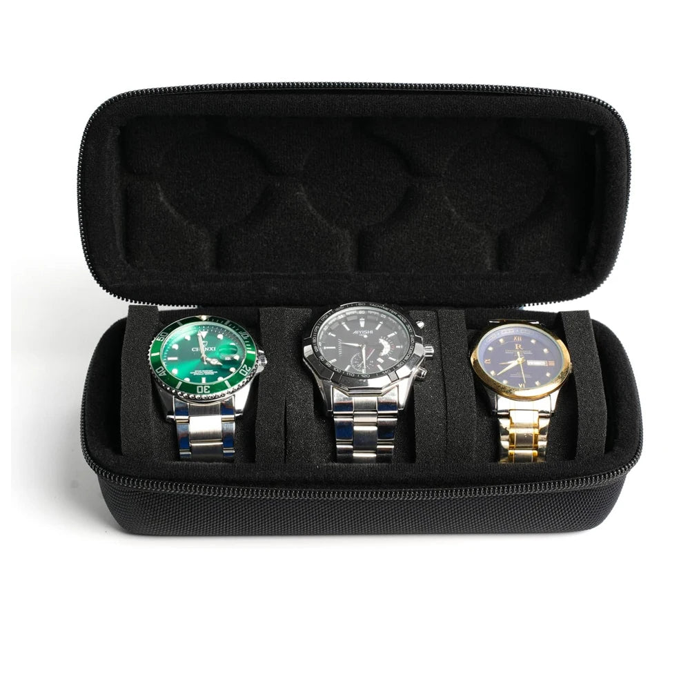 Watch Box Organizer Watch Travel Case Portable Storage Watch Display Holder for Wristwatches and Smart Watches Men Women Gift