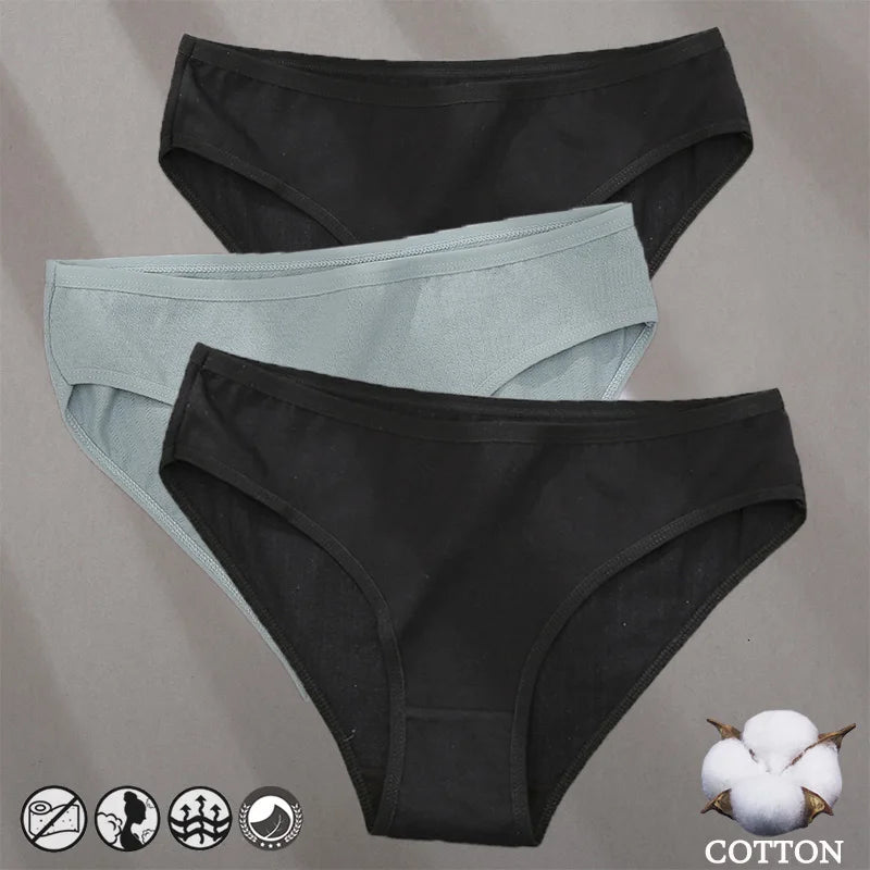 Cotton Panties Jacquard Design Pattern Women Panties Underwear Sexy Female Lingerie Briefs Solid Color Intimate Pantys for Wo