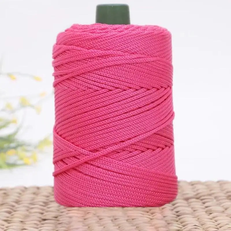 Summer Crochet Yarn Ice Rope 3mm Thread For Hand Knitting Bag Sun Hats Shoes Woven DIY Hook Cushion Silk Medium Thick About 2