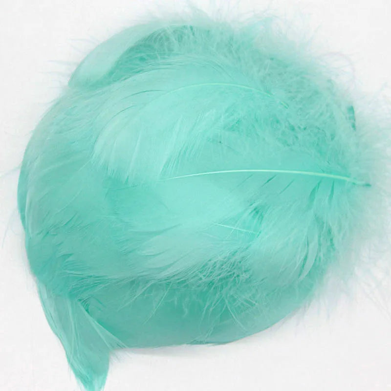 Natural Goose Feathers Plumes 4-15cm Colourful Swan Feather Plume for Home Decoration Craft DIY Party Jewelry Decoration 3Siz