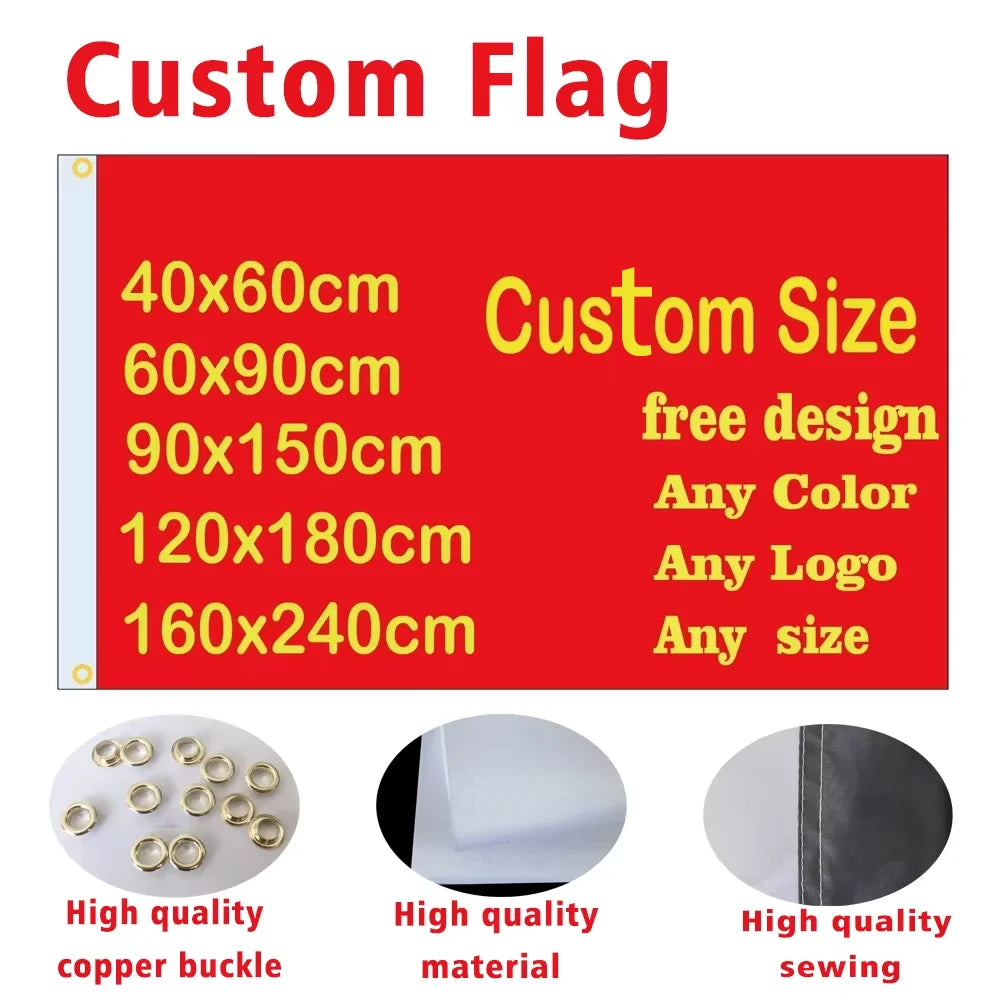 Digital Printing Custom Club Flags Bar Event Banner Car Flag Custom LOGO 3x5ft Supporter Banner Custom Car Motorcycle Team Fl