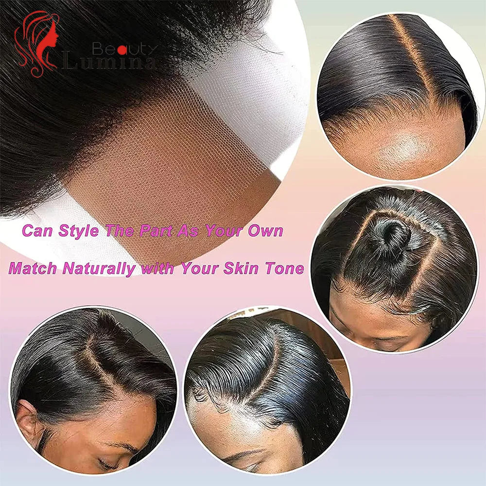 Lace Frontl Closure Peruvian Straight Closure 5x5 100% Human Hair Straight 13x4 Lace Frontal Natural Color Remy Hair Swiss La