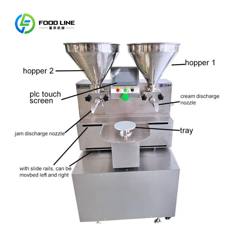 Customized Automatic Cake Icing & Filling Machine - High Efficiency Even Coating for Layer for Commercial Bakery Decorating U