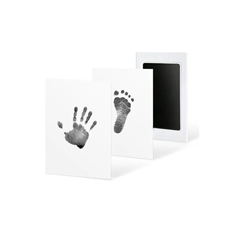 Pet Handprint Footprint Kit No Touch Cat Dog Paw Print Newborn Birth Souvenir Ink Pad New Born Gift - Black
