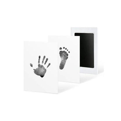 Pet Handprint Footprint Kit No Touch Cat Dog Paw Print Newborn Birth Souvenir Ink Pad New Born Gift - Black