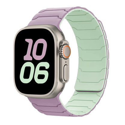 magnetic Strap For Apple Watch Band ultra 2 3 49mm 44mm 40mm 41mm 46mm 42mm 45mm 38 Silicone Bracelet IWatch Series 11 9 8 SE