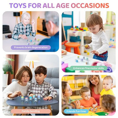 1/4/9Keys Finger Button Mechanical Keyboard Keycaps Keychain Fidget Toys Decompression Stress Relief Keyboard Clicker Kids To