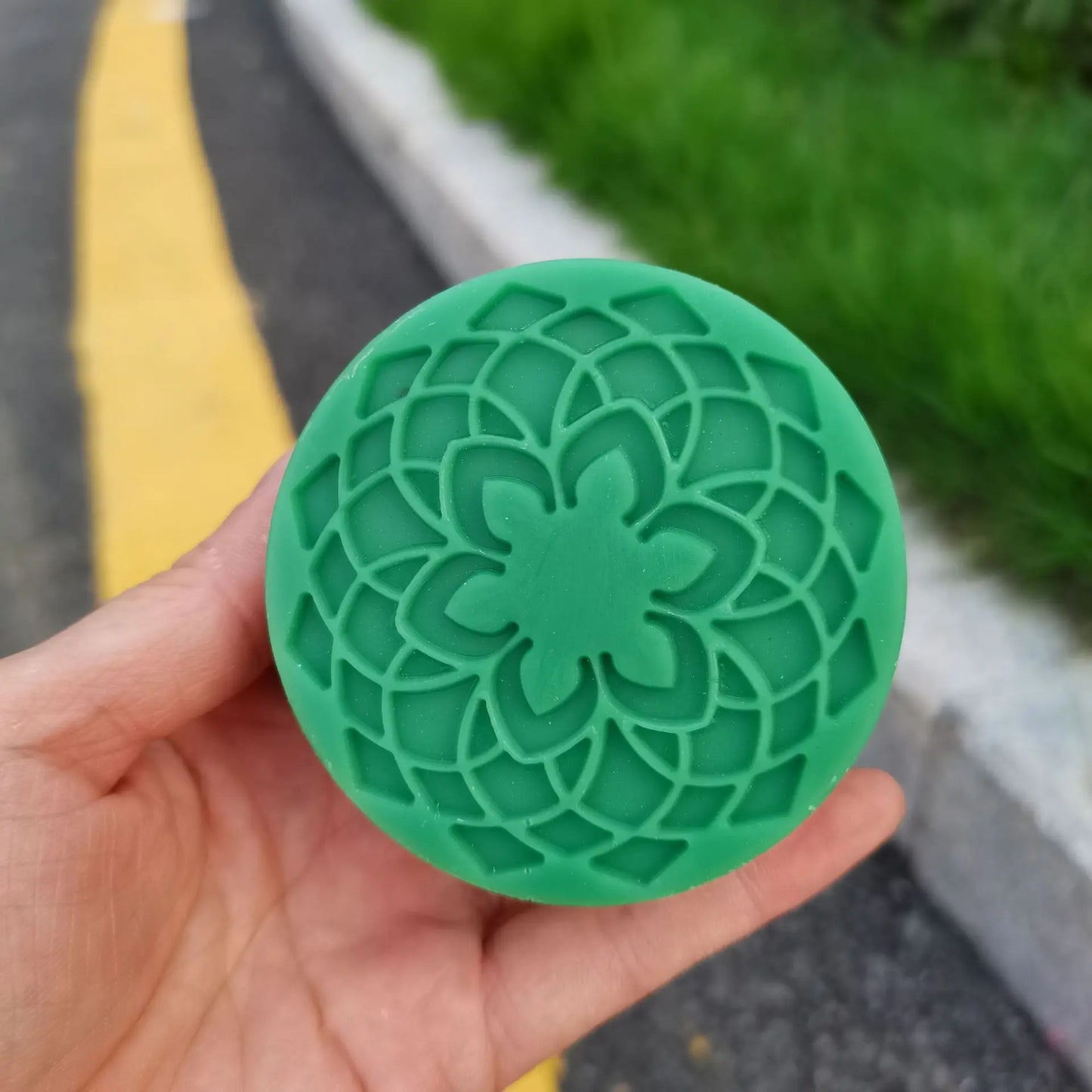 Handmade Silicone Soap Molds 4 Types Embossing Mould DIY Circular Soap Craft Candy Chocolate Ice Cube Making Tools
