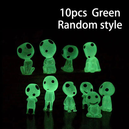 10pc Miniature Landscape Decoration Glow in the Dark Princess Shaped Home Decoration Garden Decoration Ornament Glow in the D
