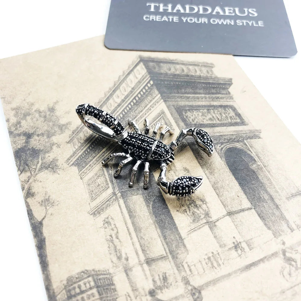 Pendant Scorpion Black,2019 Brand New Fashion Jewelry Europe Bijoux Accessories Gift For Woman Rebel Men