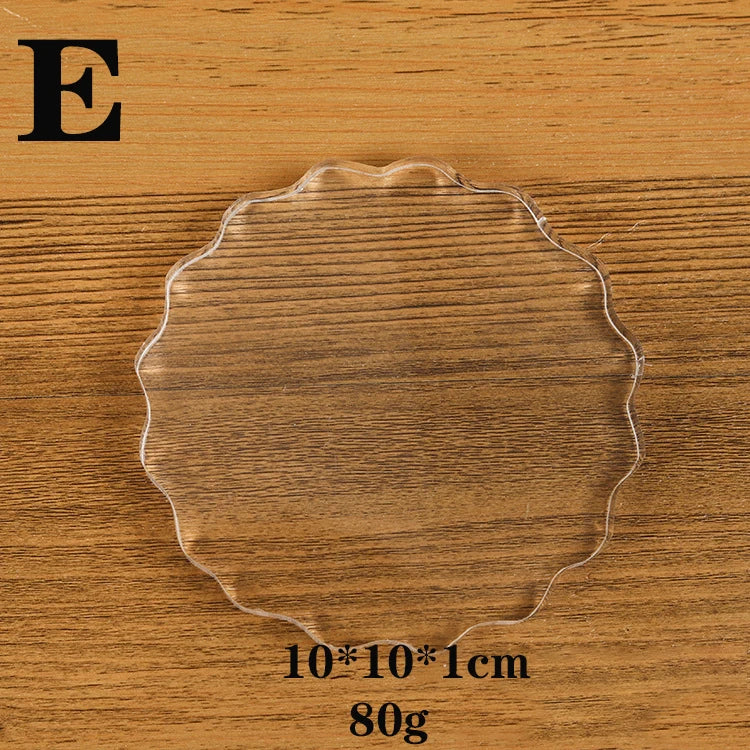 Clear Acrylic Stamp Block Use Clear Cling Mounted Rubber Stamp DIY Scrapbooking Clear Photo Album Decorative Handmade Tools -