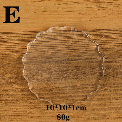 Clear Acrylic Stamp Block Use Clear Cling Mounted Rubber Stamp DIY Scrapbooking Clear Photo Album Decorative Handmade Tools -