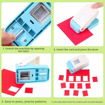 Labor Saving Stamp Border Punch Large Size DIY Embossing Machine Cutting Craft Paper Cutting Christmas Tree Hole Punch