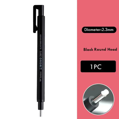 Tombow MONO Zero Eraser Flat / Super Fine Rubber Tip Pen Type Professional High Precision Pencil Eraser For Manga Highlight -