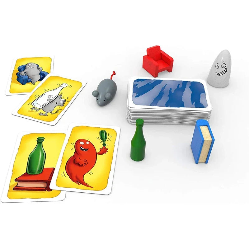 Ghost Board Game Fun Family Blitz Card Game for Adults Kids 1-4 Players Set Entertainment Party Holiday Gifts