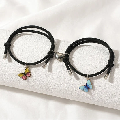 Romantic Luminous Sun Moon Couple Bracelets for Women Men Handmade Braided Rope Matching Bracelet Charms Lover Jewelry Gifts 