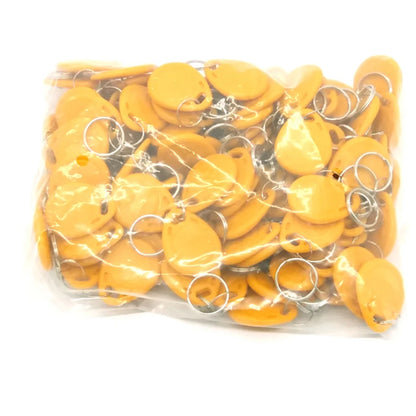 10 Colors 100pcs/Lot RFID Tag Proximity ID Token Tag Key Ring 125Khz RFID Card Black Red Green Gray Yellow Blue