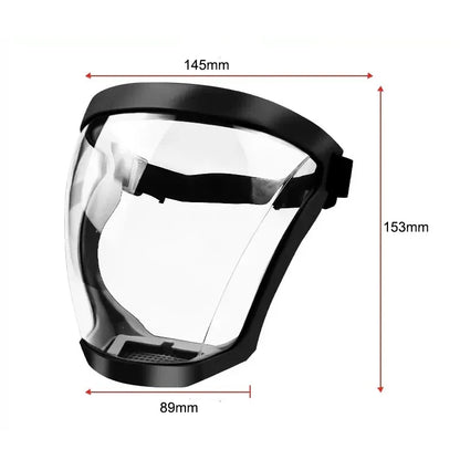 Protection Mask Splashproof Transparent Facial Protector Face FaceMask Protective Outdoor Safety Mask Head Cover Work Protect