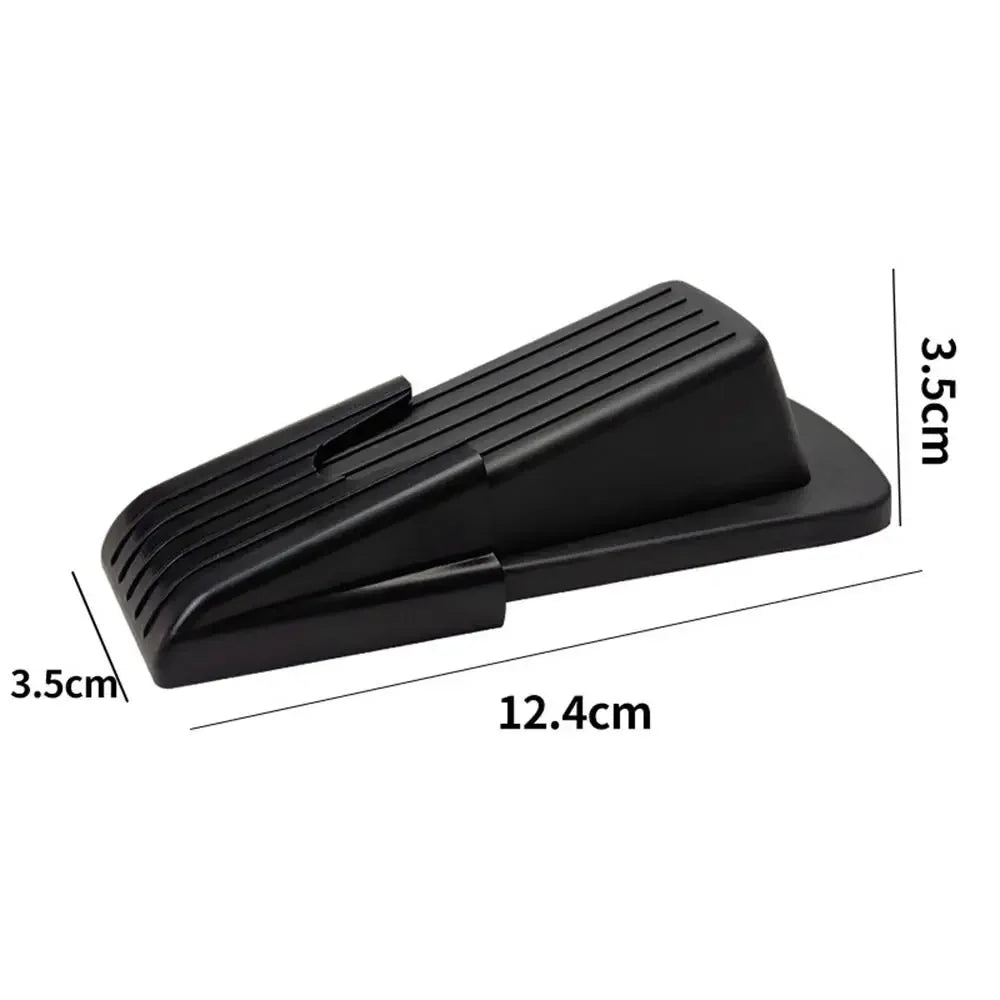 1Pcs Safety Silicone Door Stop Stoppers Block Wedge Doorstops Door Stopper Home Office Door Rear Retainer Anti-collision Stop