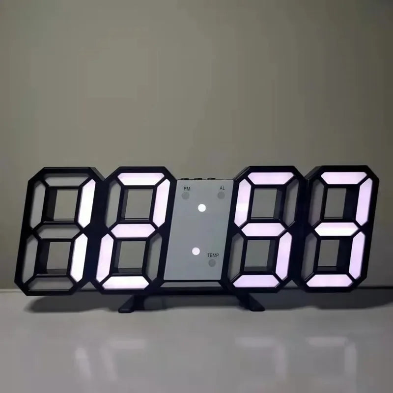 Digital Decoration for Bedroom Desk Watches Led Wall Clock Living Room Alarm Modern Home and Decoration Electronic Table Deco