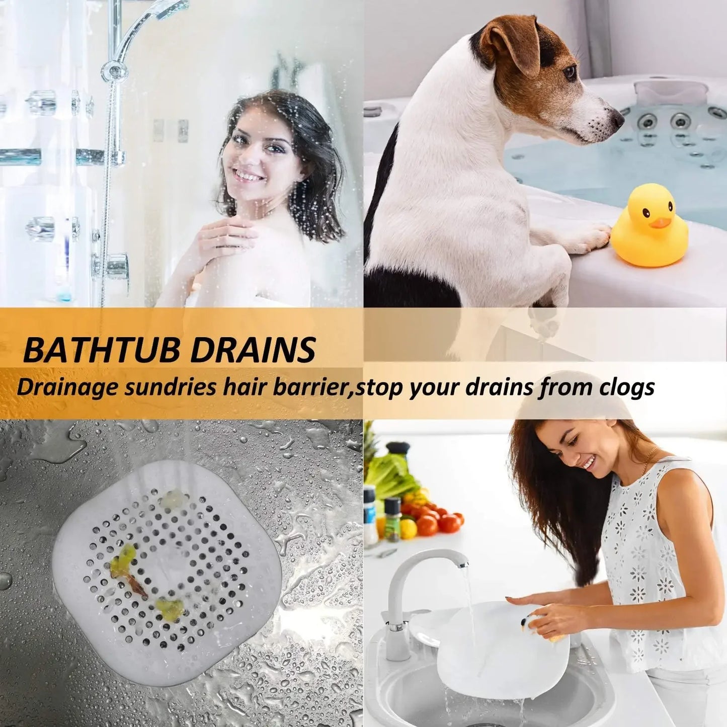 Plug Stopper Kitchen Sewer Silicone Bathroom Floor Bathtub WaterFilter Home Accessories shower drain hair catcher sink strain