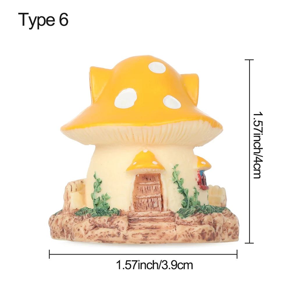 3pcs Table Chairs Miniature Set Mini Fairy Garden Furniture Ornaments Kit for Dollhouse Accessories Home Micro Landscape - 6