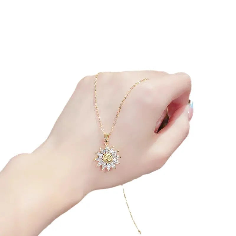 Elegant Sunflower Necklace Gift Set - Celebrate Love, Loyalty