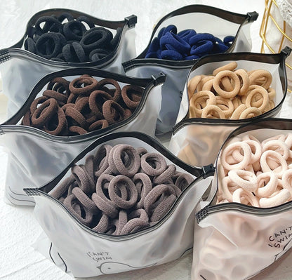 20/50pcs Kids Elastic Hair Bands Girls Sweets Scrunchie Rubber Band for Children Hair Ties Clips Headband Baby Hair Accessori