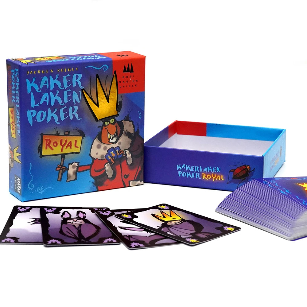 Kakerlaken Poker Royal Card Game Bluffing Fun Family Game Gameplay Engaging Card Play Competitive Fun Kakerlaken Poker Royal
