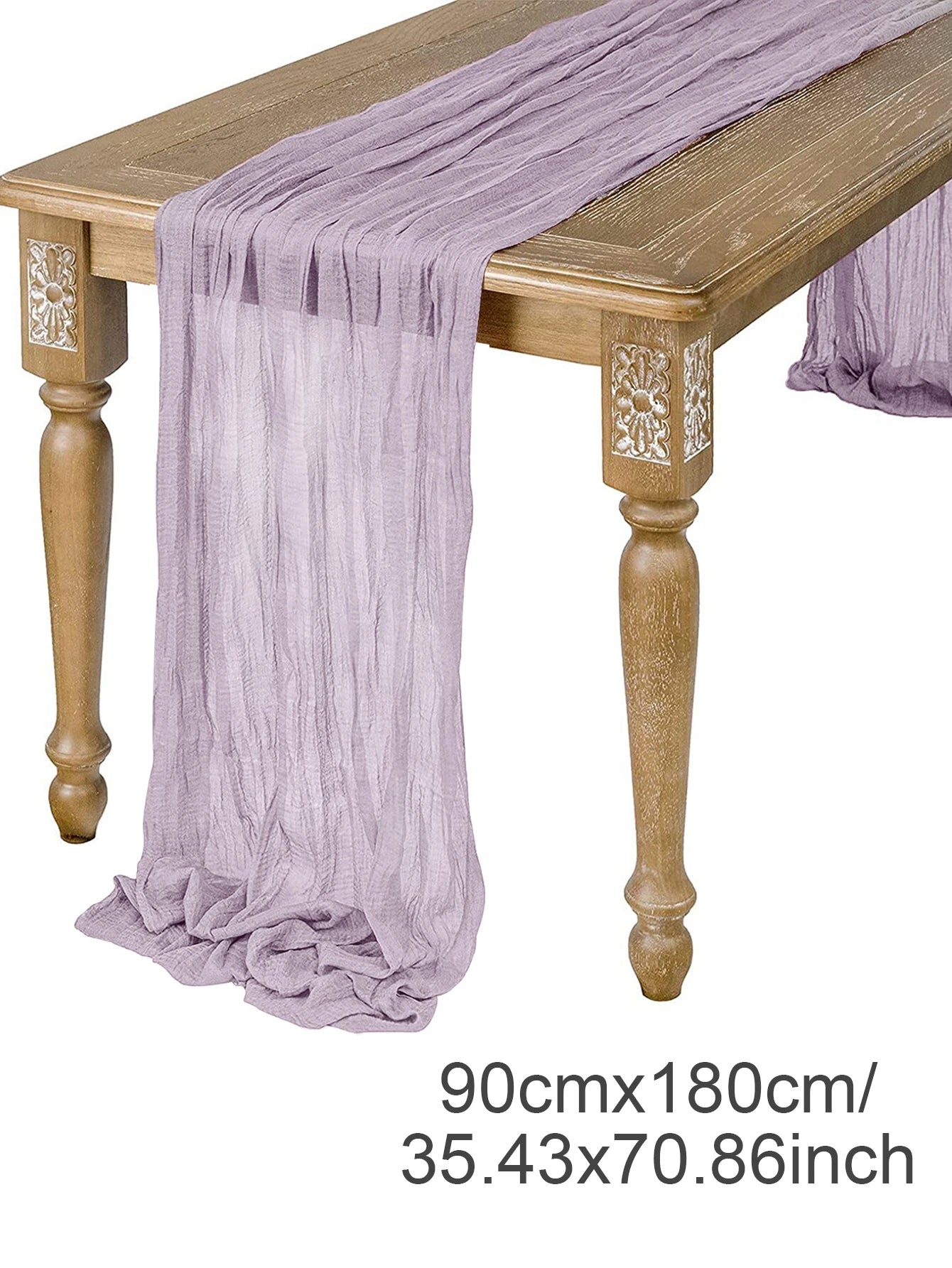Semi-Sheer Gauze Table Runner Sage Cheesecloth Table Setting Dining Vintage Wedding Party Christmas Banquets Arches Cake Deco