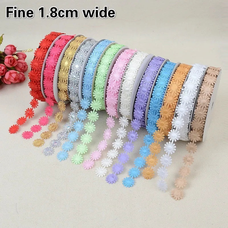 Multicolor Exquisite Embossed Horse Orchid Fine Lace DIY Gift Box Flower Shop Bouquet Packaging Ribbon Hat Toy Doll Decoratio