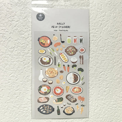 Korean Import Suatelier Baking Bread Cake Desserts Food Stickers Scrapbooking Diy Journal Stationery Sticker Deco School Supp