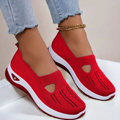 Summer Breathable Non-slip Soft Sole Elderly Shoe Women's Casual Shoes Middle-aged and Elderly Walking Flat Shoes Fo Women