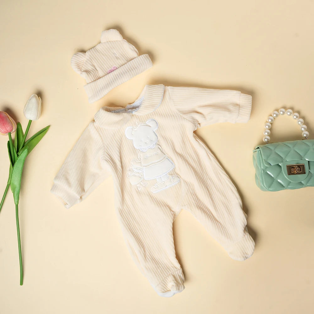 Doll Accessories Doll Clothes for 17inch Reborn Dolls Baby Dolls Fashion Jump Suits Clothes for 45cm Reborn Baby Doll Clothes