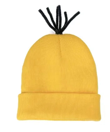 Disfraz disguise Funny Halloween Costume Accessories Adult,Goggles Glasses/Yellow Beanie/Gloves for Men Women Cosplay Party S